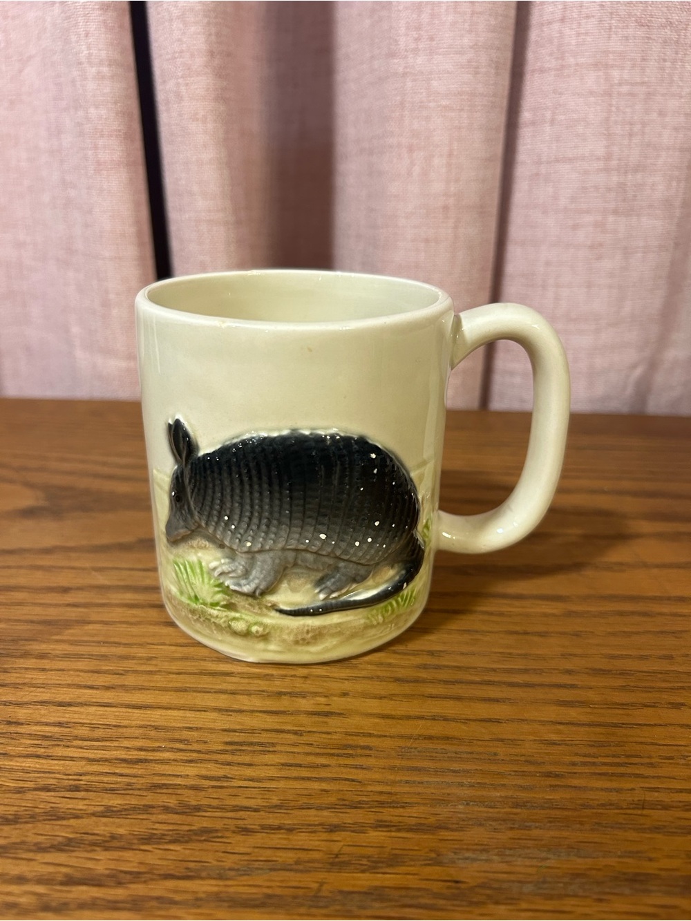 Vintage Ceramic Otagiri Armadillo Mug 1981 Japanese